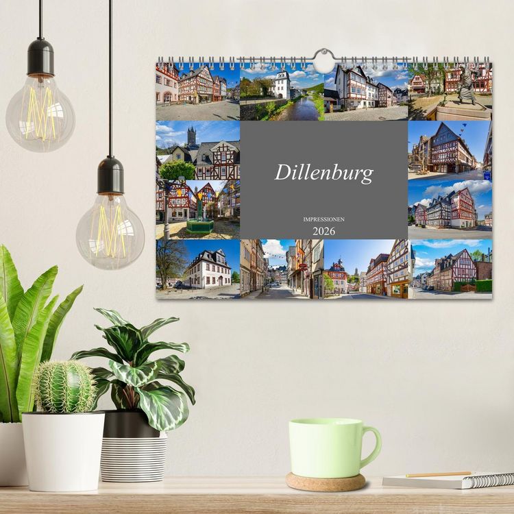 Produktbild: Dillenburg Impressionen (Wandkalender 2026 DIN A4 quer), CALVENDO Monatskalender