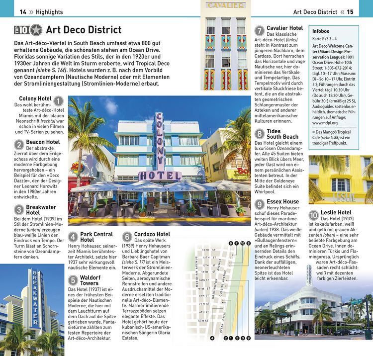 Produktbild: Top 10 Reisef&uuml;hrer Miami&Keys