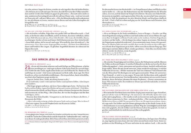 Produktbild: Die Bibel. Einheits&uuml;bersetzung der Heiligen Schrift. Gesamtausgabe / Bibel mit Schreibrand (Roter Einband)