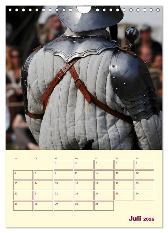 Produktbild: Spektakulum - Mittelalterliches Kalendarium (Wandkalender 2026 DIN A4 hoch), CALVENDO Monatskalender