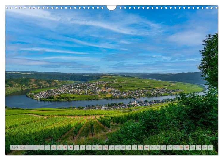 Produktbild: Die Mosel zwischen Koblenz und Trier (Wandkalender 2026 DIN A3 quer), CALVENDO Monatskalender