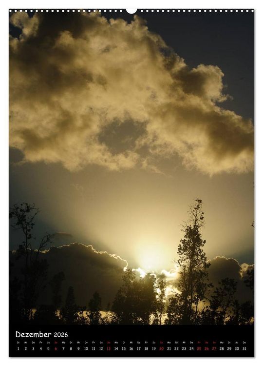 Produktbild: Hawaiian Sunsets (hochwertiger Premium Wandkalender 2026 DIN A2 hoch), Kunstdruck in Hochglanz