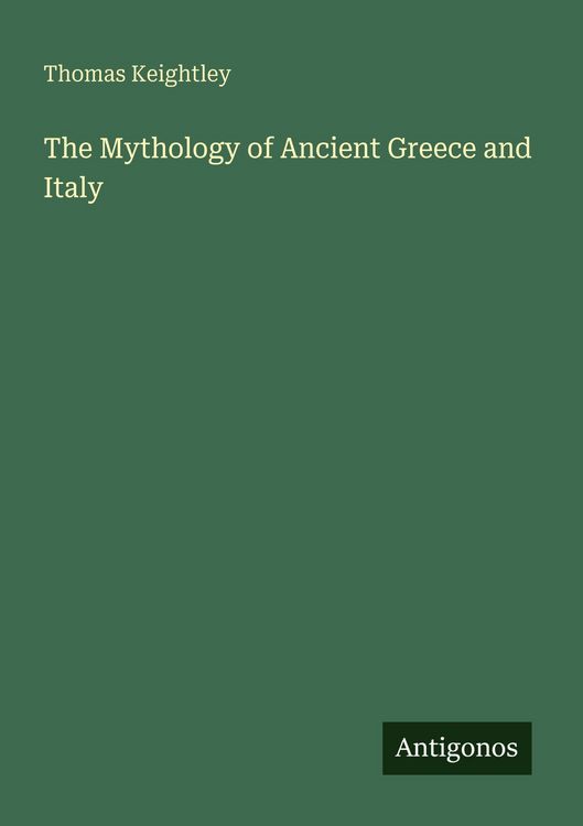 Produktbild: The Mythology of Ancient Greece and Italy