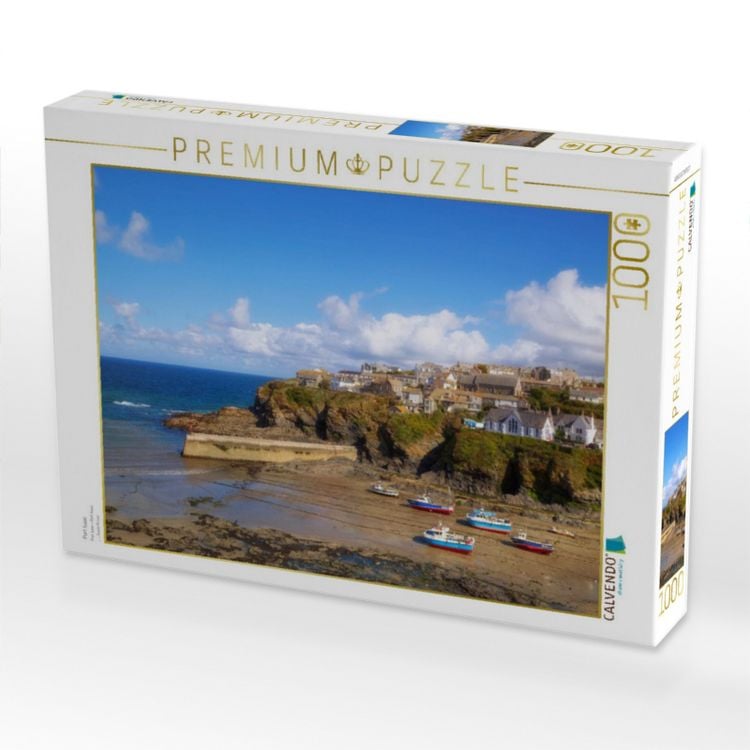 Produktbild: CALVENDO Puzzle Port Isaac | 1000 Teile Lege-Gr&ouml;&szlig;e 64x48cm Foto-Puzzle f&uuml;r gl&uuml;ckliche Stunden