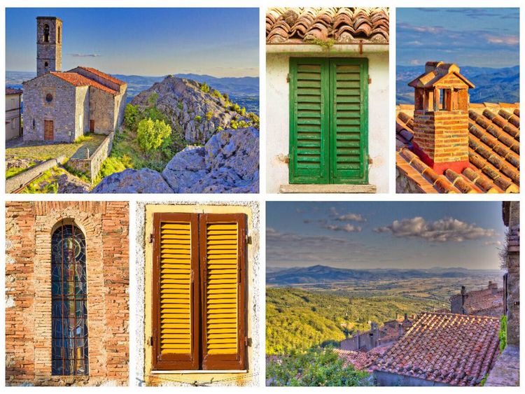 Produktbild: CALVENDO Puzzle Sehnsucht Toskana - Impressionen des mediterranen Baustils | 1000 Teile Lege-Gr&ouml;&szlig;e 64x48cm Foto-Puzzle f&uuml;r gl&uuml;ckliche Stunden