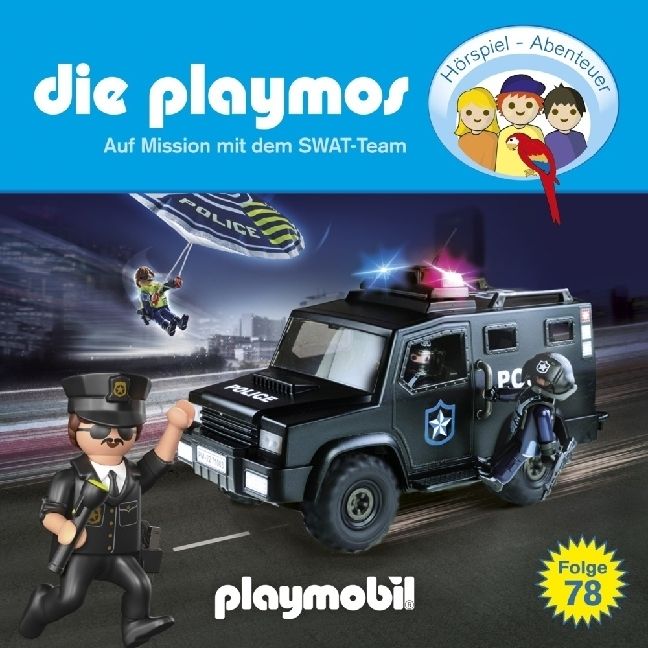 Produktbild: Die Playmos - Das Original Playmobil H&ouml;rspiel, Folge 78: Auf Mission mit dem SWAT-Team