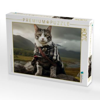 Produktbild: CALVENDO Puzzle Ein Motiv aus dem Kalender "Schottische Katzenhelden" | 1000 Teile Lege-Gr&ouml;&szlig;e 64x48cm Foto-Puzzle f&uuml;r gl&uuml;ckliche Stunden