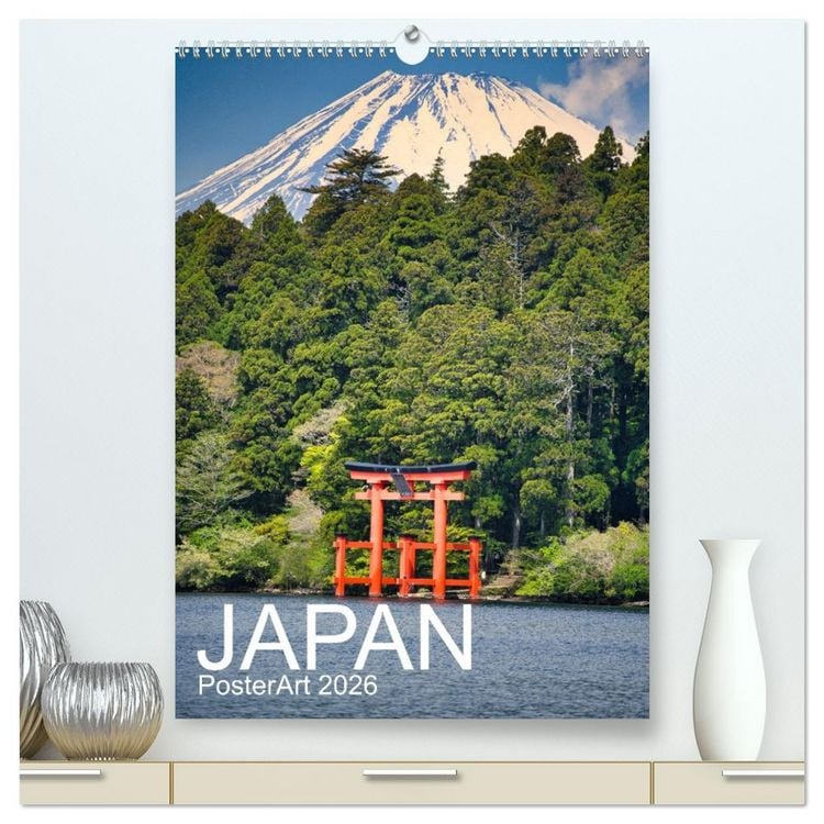 Produktbild: Japan PosterArt 2024 (hochwertiger Premium Wandkalender 2026 DIN A2 hoch), Kunstdruck in Hochglanz