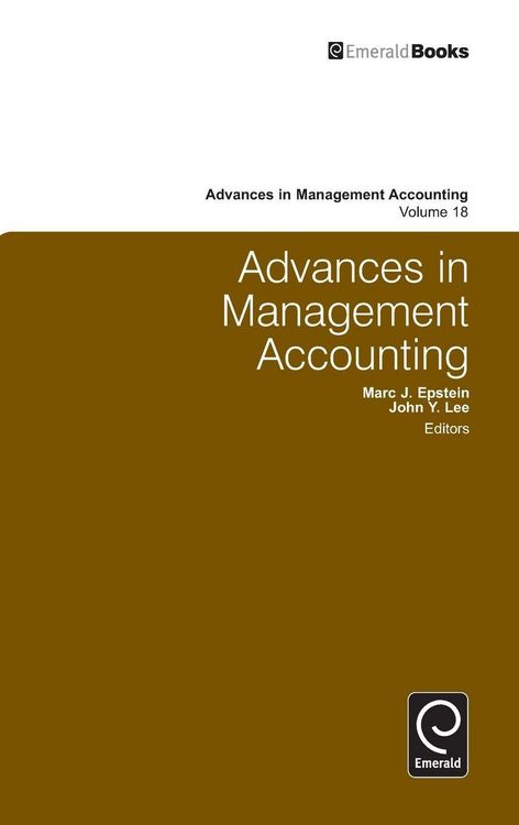 Produktbild: Advances in Management Accounting