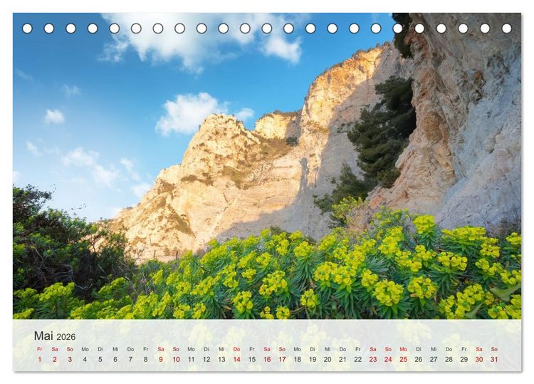 Produktbild: Varigotti - K&uuml;stensch&ouml;nheit Liguriens (Tischkalender 2026 DIN A5 quer), CALVENDO Monatskalender
