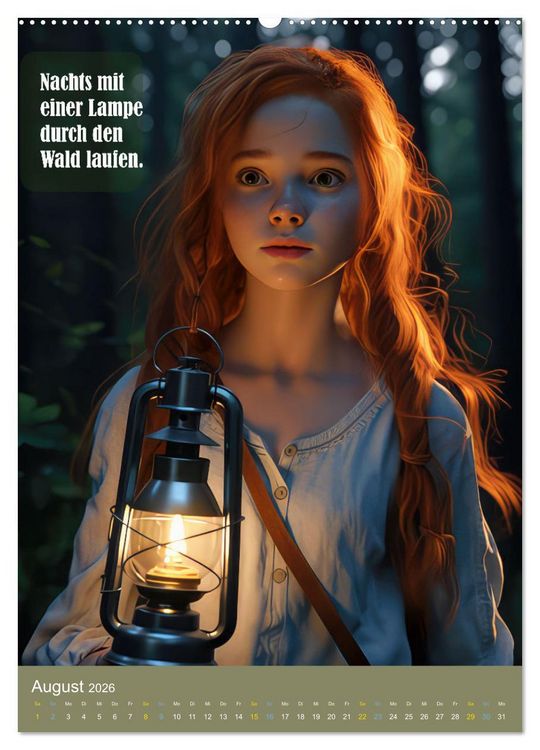 Produktbild: Lily und der Wunschbaum (hochwertiger Premium Wandkalender 2026 DIN A2 hoch), Kunstdruck in Hochglanz