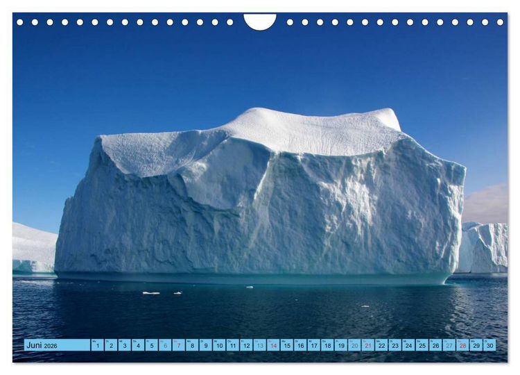 Produktbild: EISIGE GIGANTEN in der DISKOBUCHT (Wandkalender 2026 DIN A4 quer), CALVENDO Monatskalender