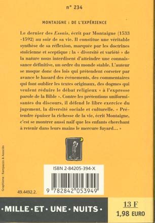Produktbild: De l experience