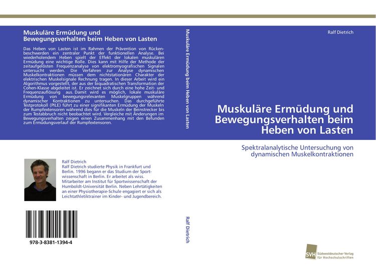 Produktbild: Muskul&auml;re Erm&uuml;dung und Bewegungsverhalten beim Heben von Lasten