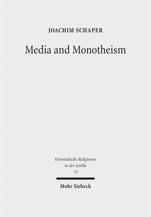 Produktbild: Media and Monotheism