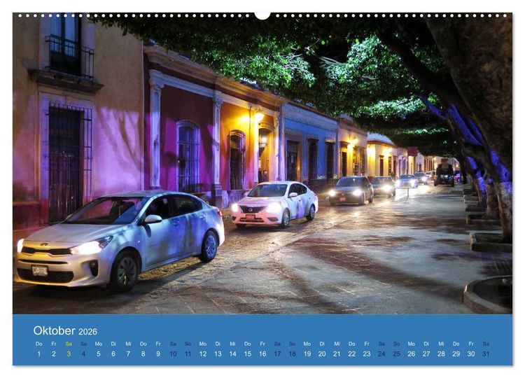 Produktbild: Viva Mexiko - Farben und Freude (hochwertiger Premium Wandkalender 2026 DIN A2 quer), Kunstdruck in Hochglanz