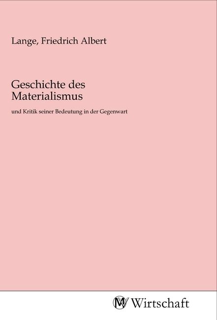 Produktbild: Geschichte des Materialismus