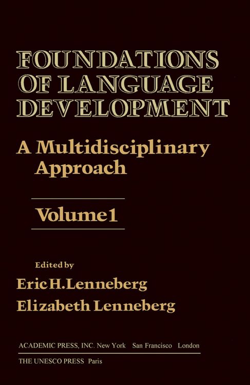 Produktbild: Foundations of Language Development