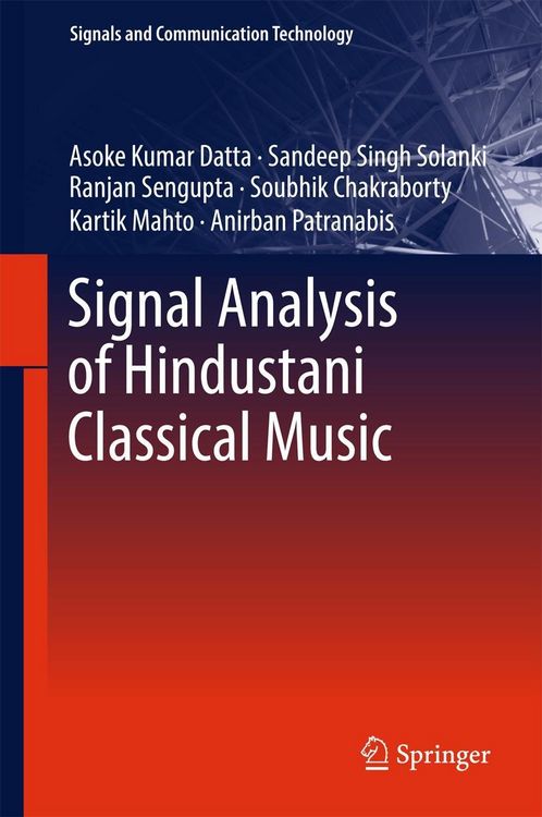 Produktbild: Signal Analysis of Hindustani Classical Music