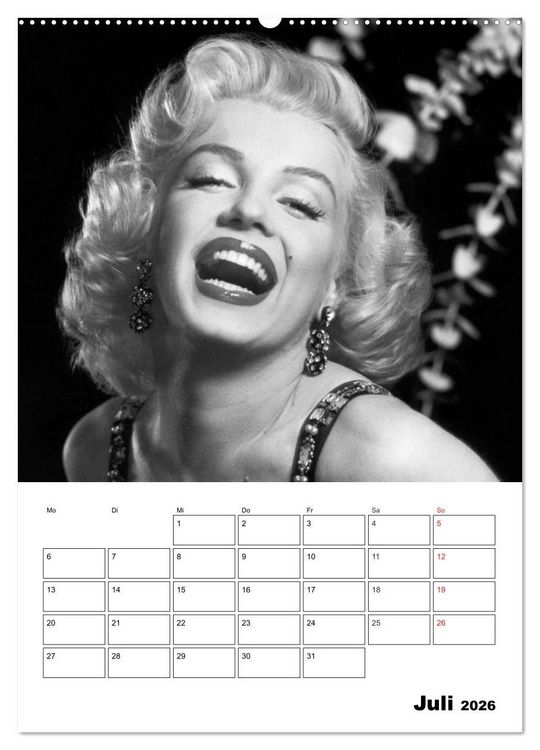 Produktbild: Marilyn Monroe. Weltstar und Sexsymbol (hochwertiger Premium Wandkalender 2026 DIN A2 hoch), Kunstdruck in Hochglanz