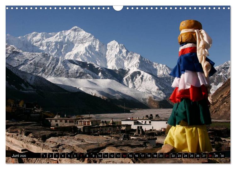Produktbild: Nepal - Jomsom Trek (Wandkalender 2026 DIN A3 quer), CALVENDO Monatskalender