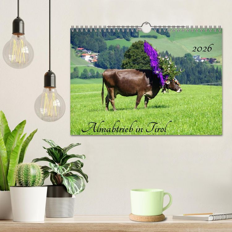 Produktbild: Almabtrieb in Tirol (Wandkalender 2026 DIN A4 quer), CALVENDO Monatskalender