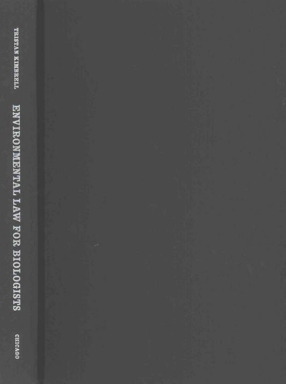 Produktbild: Kimbrell, T: Environmental Law for Biologists