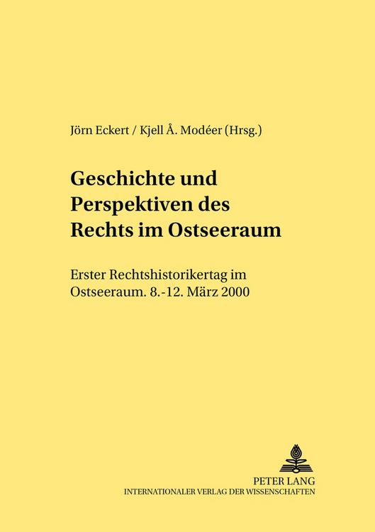 Produktbild: Geschichte und Perspektiven des Rechts im Ostseeraum