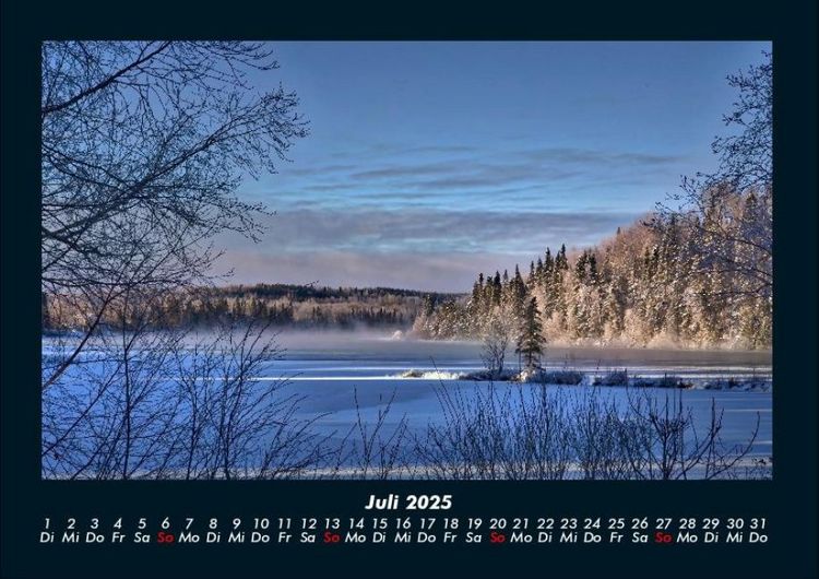 Produktbild: Landschaftskalender 2025 Fotokalender DIN A4