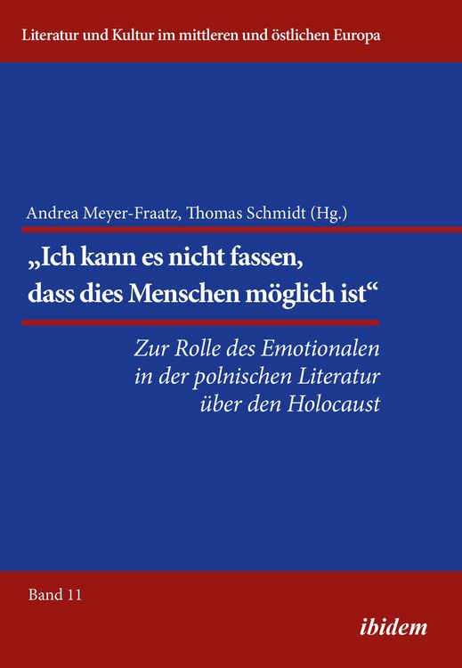 Produktbild: Die Rolle des Emotionalen in der polnischen Literatur &uuml;ber den Holocaust