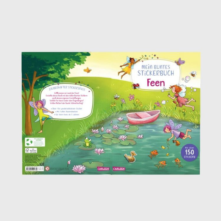 Produktbild: Mein buntes Stickerbuch: Feen