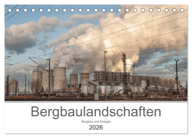 Produktbild: Bergbaulandschaften (Tischkalender 2026 DIN A5 quer), CALVENDO Monatskalender