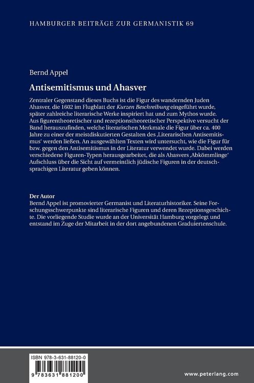 Produktbild: Antisemitismus und Ahasver