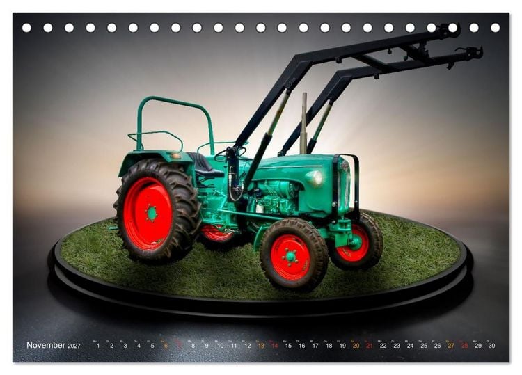Produktbild: Traktor - Giganten (Tischkalender 2027 DIN A5 quer), CALVENDO Monatskalender