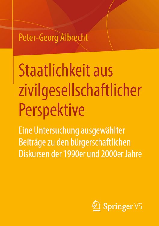 Produktbild: Staatlichkeit aus zivilgesellschaftlicher Perspektive