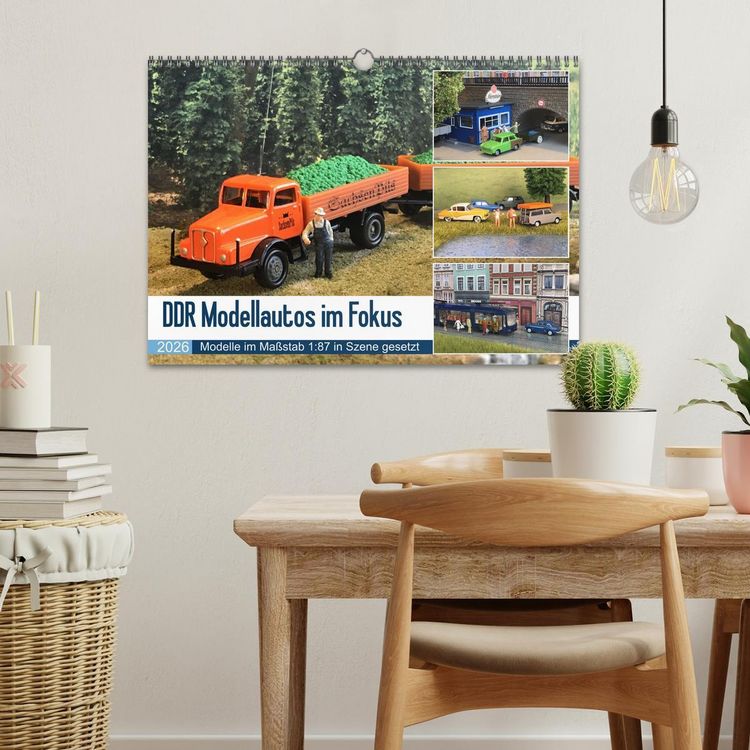 Produktbild: DDR Modellautos im Fokus (Wandkalender 2026 DIN A3 quer), CALVENDO Monatskalender