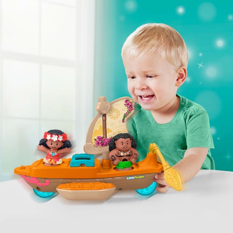 Produktbild: Fisher-Price Little People Vaiana und Mauis Kanu