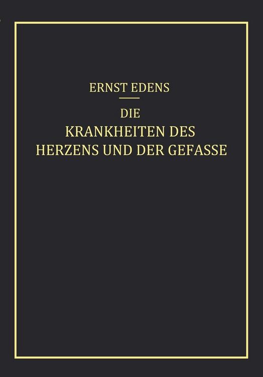 Produktbild: Die Krankheiten des Herzens und der Gef&auml;sse