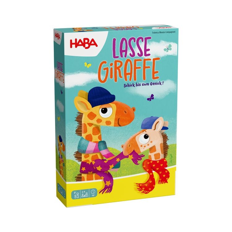 Produktbild: HABA 2013168001 - Lasse Giraffe, Memo-Spielspa&szlig;