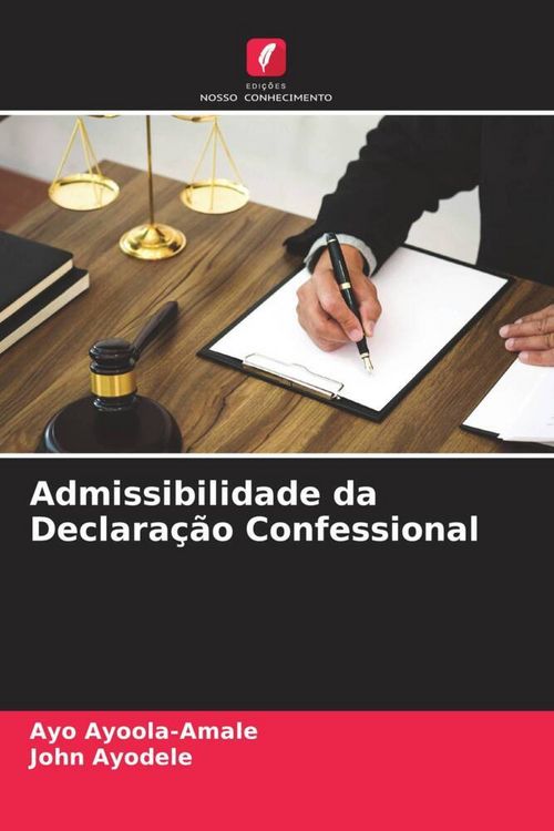Produktbild: Admissibilidade da Declara&ccedil;&atilde;o Confessional