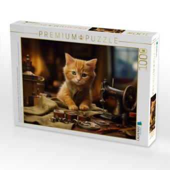 Produktbild: CALVENDO Puzzle Ein Motiv aus dem Kalender M&auml;rchenhafte Helden - Eine Reise in die magische Welt unserer Samtpfoten | 1000 Teile Lege-Gr&ouml;&szlig;e 64x48cm Fo