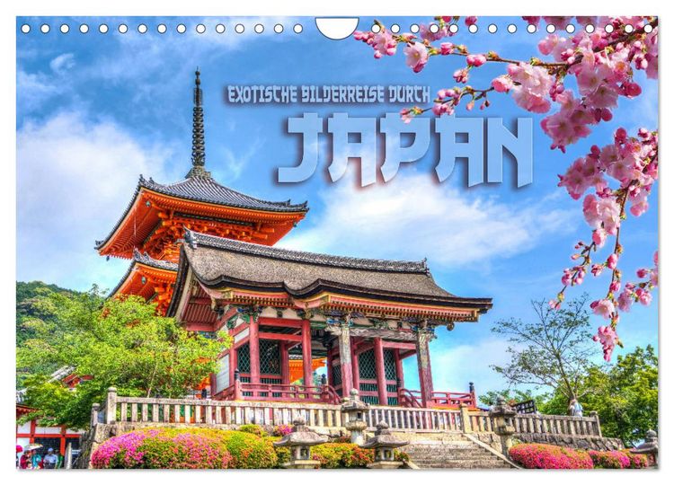 Produktbild: Exotische Bilderreise durch Japan (Wandkalender 2026 DIN A4 quer), CALVENDO Monatskalender
