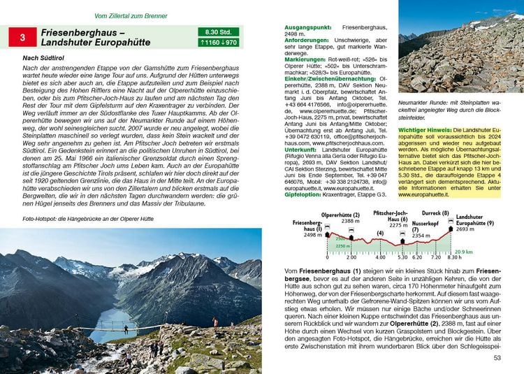 Produktbild: ROTHER Wanderf&uuml;hrer Tiroler H&ouml;henweg