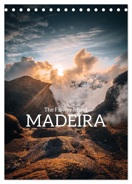 Produktbild: The Flower Island Madeira (Desk Calendar 2026 DIN A5 portrait), CALVENDO 12 Month DeskCalendar