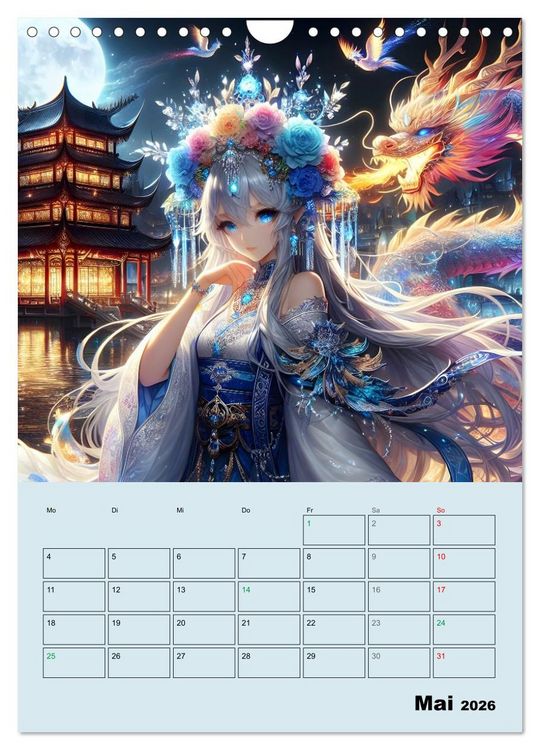 Produktbild: Sehnsucht nach Fantasie (Wandkalender 2026 DIN A4 hoch), CALVENDO Monatskalender