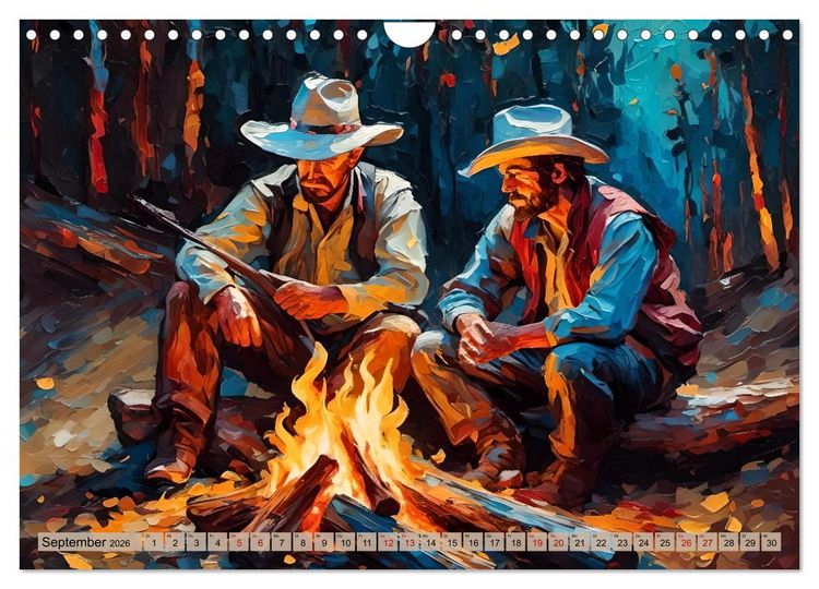 Produktbild: Wild West Moments (Wandkalender 2026 DIN A4 quer), CALVENDO Monatskalender