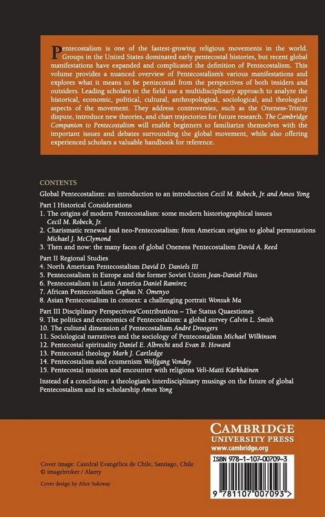 Produktbild: The Cambridge Companion to Pentecostalism