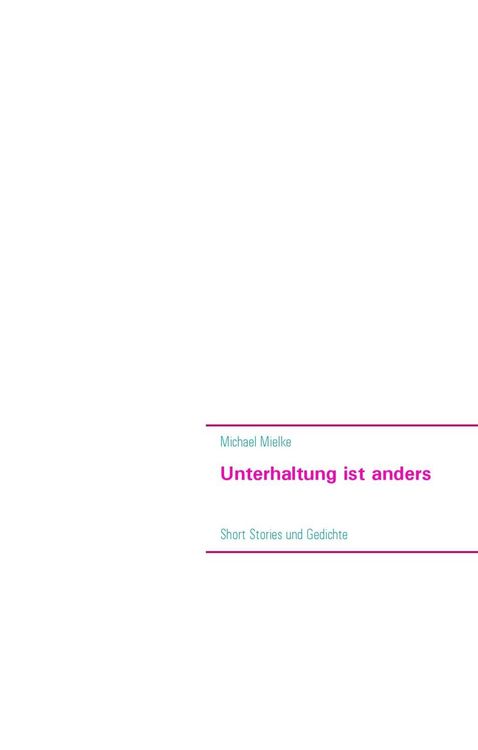 Produktbild: Unterhaltung ist anders