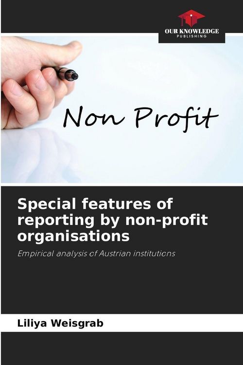 Produktbild: Special features of reporting by non-profit organisations