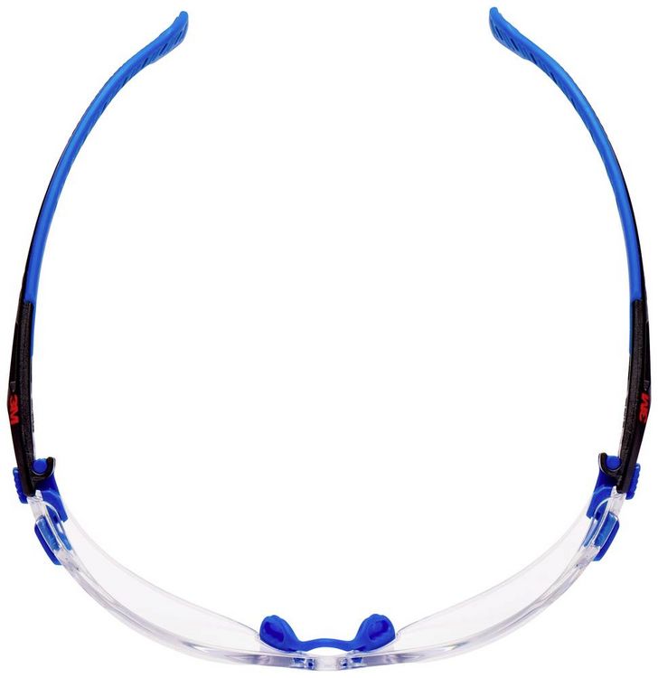 Produktbild: 3M Solus S1101SGAF Schutzbrille mit Antibeschlag-Schutz Blau, Schwarz EN 166 DIN 166